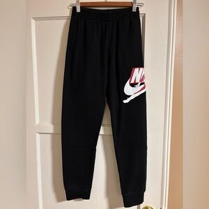 ✨EUC  Youth Boys Joggers Black Basketball Sweatpants Large